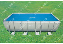 56716 Каркасный бассейн Bestway Power Steel Delux — Камень (овал) 5,49х2,74х1,22м+фильтр-насос картр. 5678 л/ч