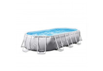 26798 Каркасный бассейн INTEX Prism Frame Pool Oval (овал) 6,10х3,05х1,22+фильтр-насос картр. 5678 л/ч