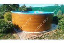 36613D Морозоустойчивый Бассейн Лагуна 366х125 см под дерево