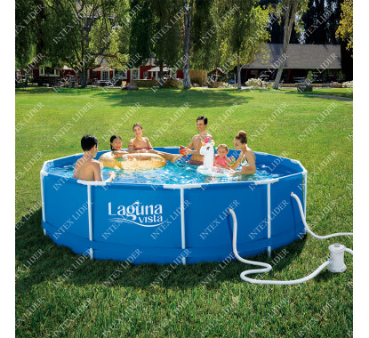 Laguna vista Бассейн на опорах 366х91 см (фильтр-насос 220В) P20-1236-A