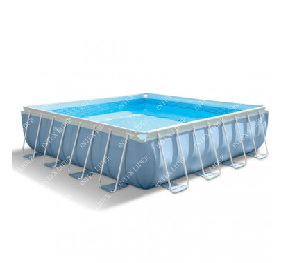 Бассейн каркасный 427х427х107 см Intex Prism Frame 28764