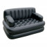 75054 Надувной диван-трансформер Double 5-in-1 Multifunctional Couch 188х152х64 см (черный) без насоса